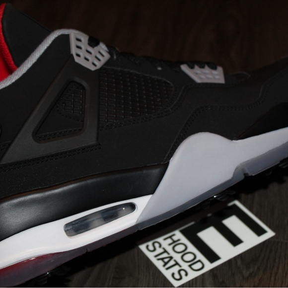 Nike Other - Air Jordan 4 IV Retro Bred Mens Size 13 Golf Sneakers